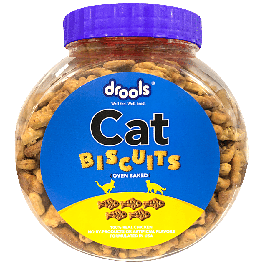 Drools Cat Biscuits With Real Chicken - Oven Baked