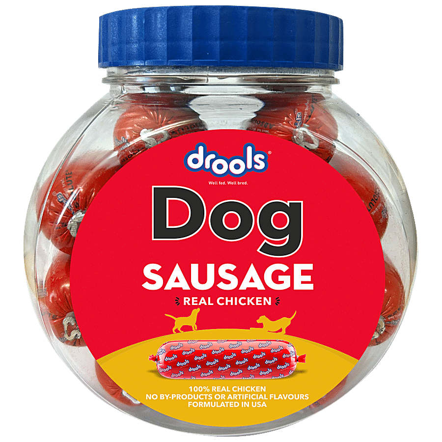 Drools Real Chicken Sausage For Dogs