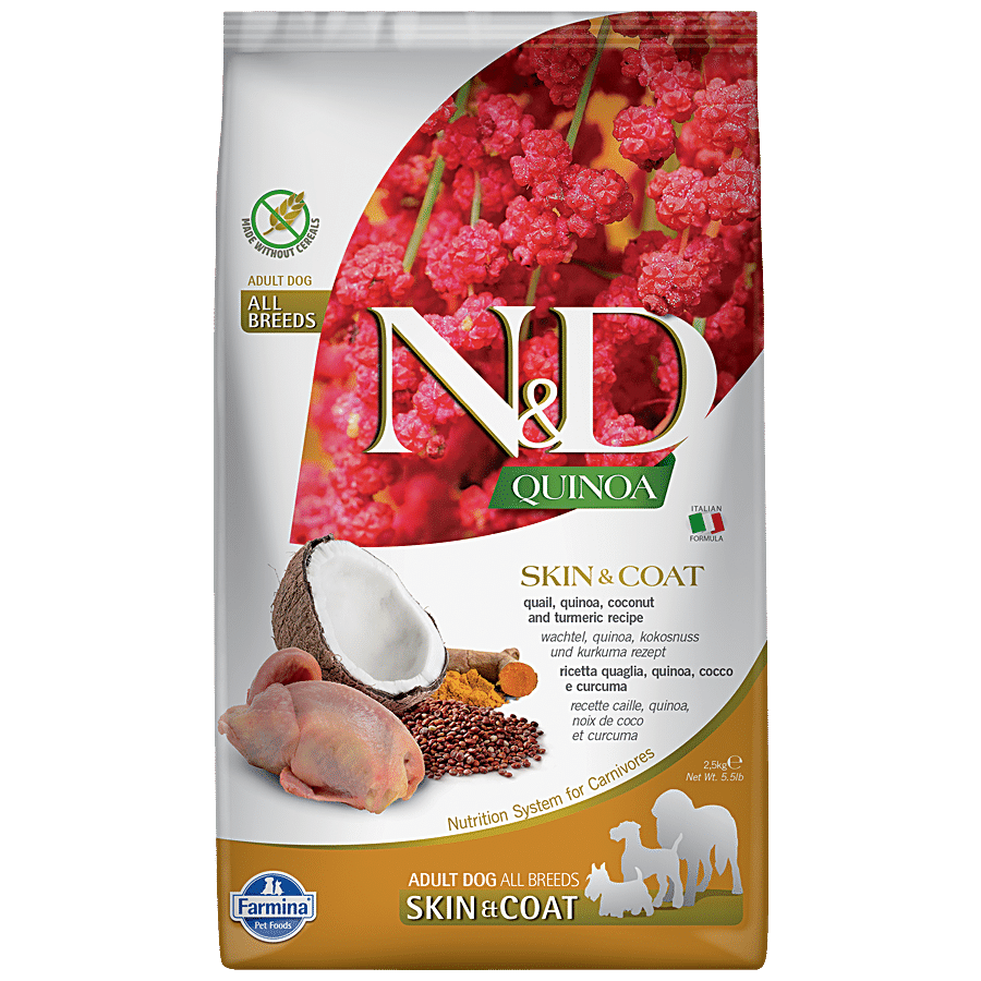 FARMINA PET FOODS N&D Quinoa For Skin & Coat Dog Dry Food Adult - Grain Free