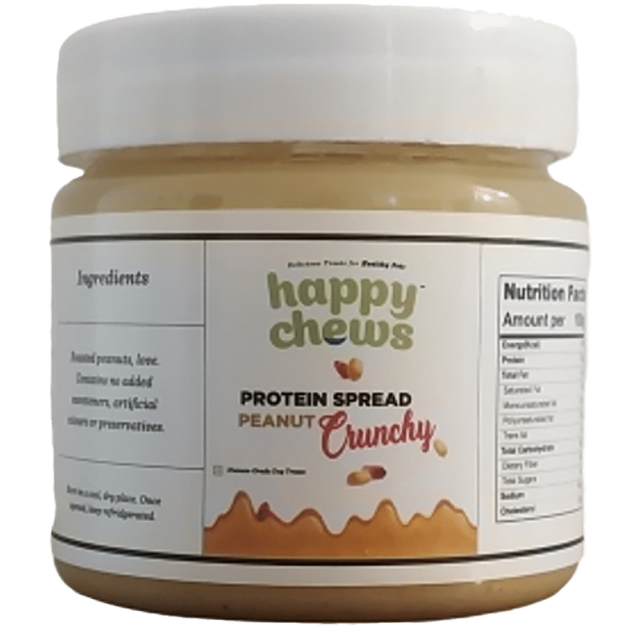 Happy Chews Protein Spread - Peanut Crunchy