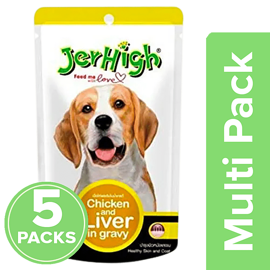 Jerhigh Pet Food - Chicken and Liver in Gravy