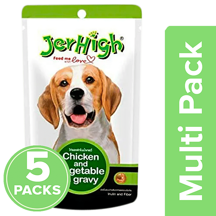 Jerhigh Pet Food - Chicken and Vegetable in Gravy