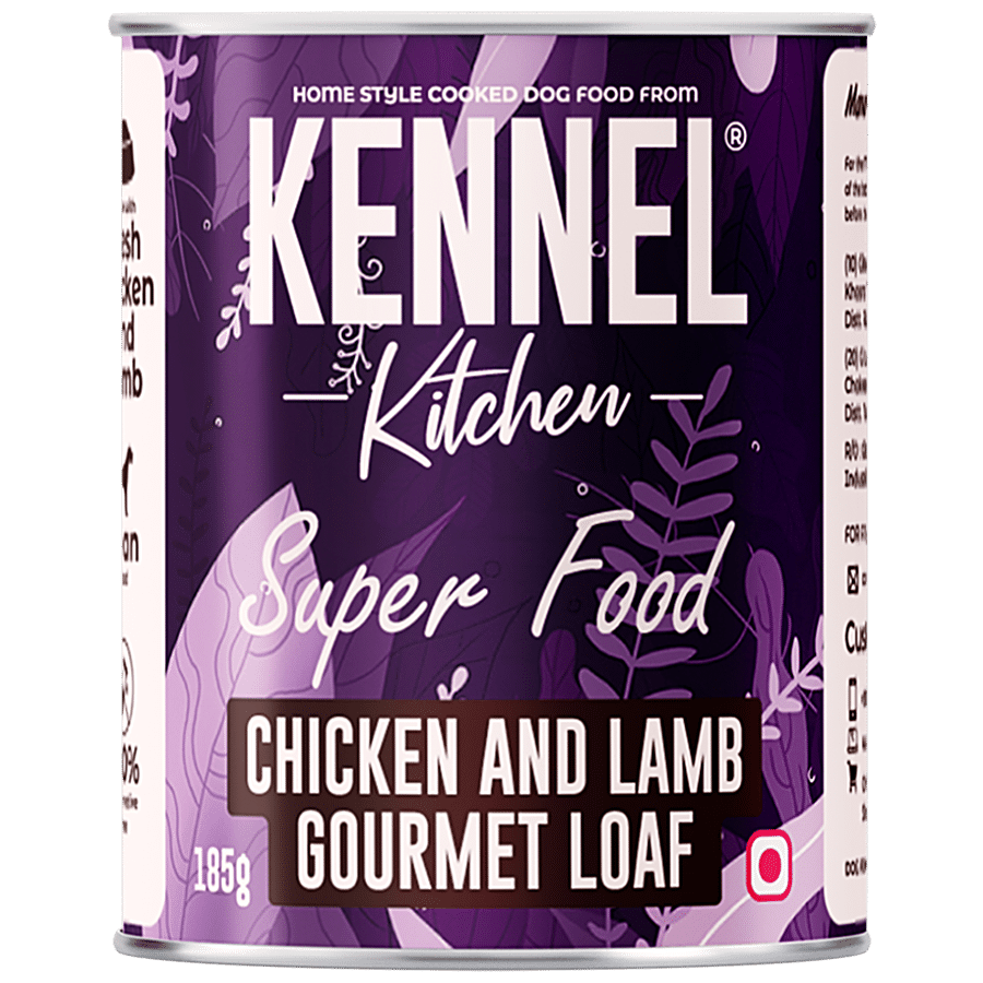 Kennel kitchen  Chicken & Lamb Gourmet Loaf - Super Food