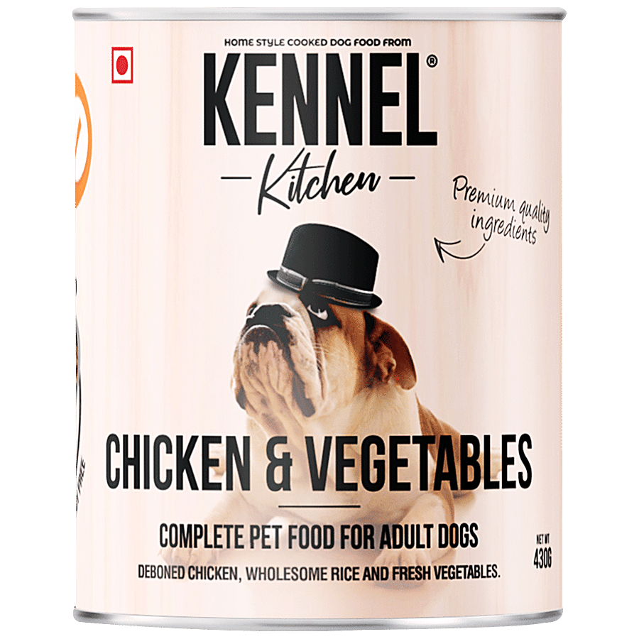 Kennel kitchen  Chicken & Vegetables Dog Food - Adult