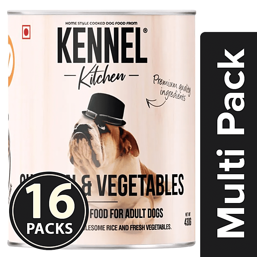 Kennel kitchen  Chicken & Vegetables Dog Food - Adult