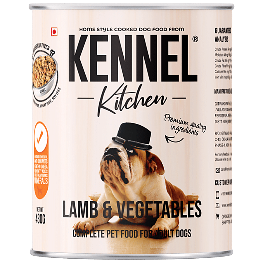 Kennel kitchen  Lamb & Vegetables Dog Food - Adult