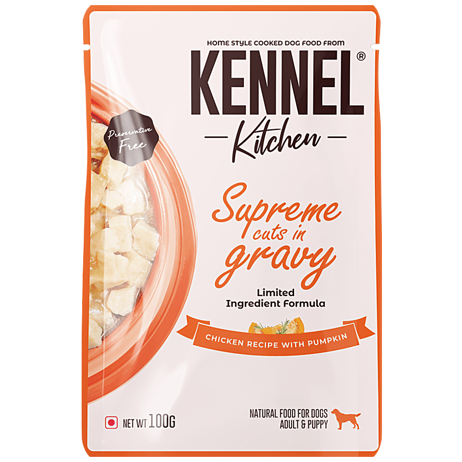 Kennel kitchen  Supreme Cuts In Gravy - Chicken Recipe With Pumpkin