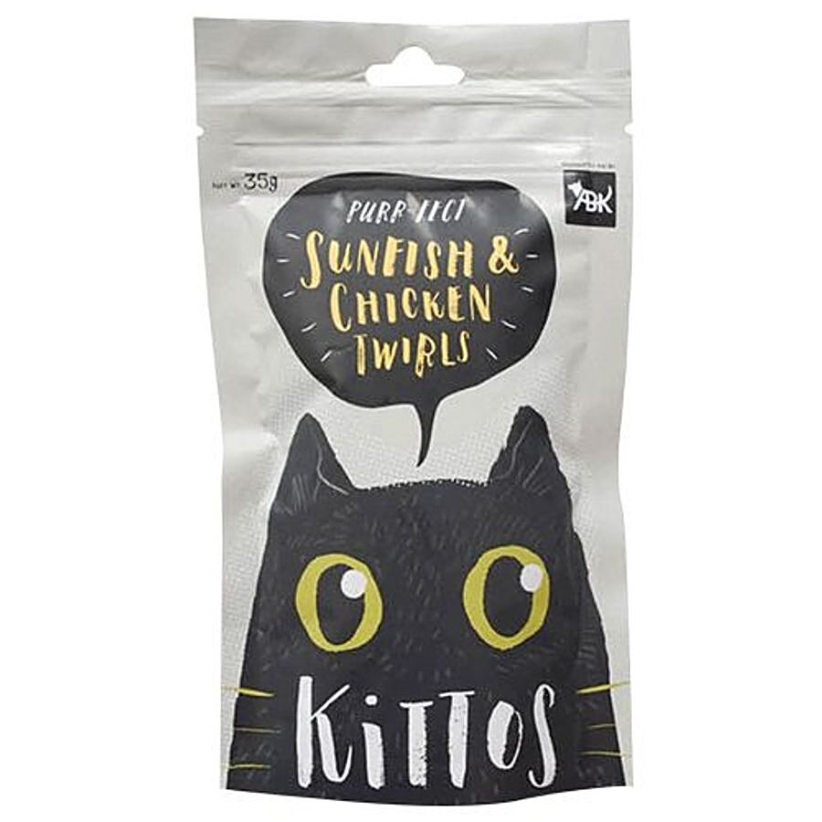 Kittos Cat Treats - Sunfish & Chicken Twirls