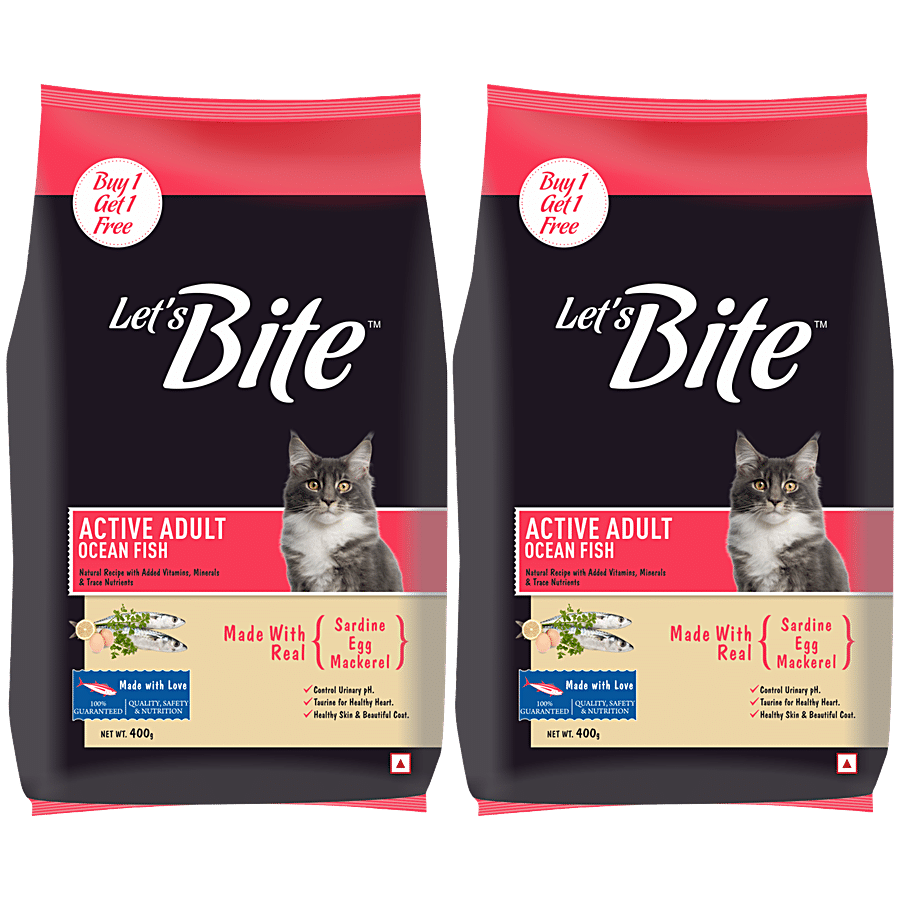 Lets Bite Active Ocean Fish Adult Cat Dry Food