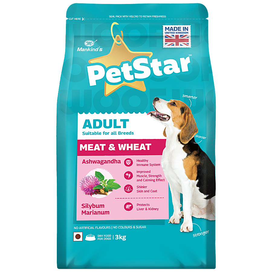 Mankind’s Petstar Dry Dog Food - Meat & Wheat