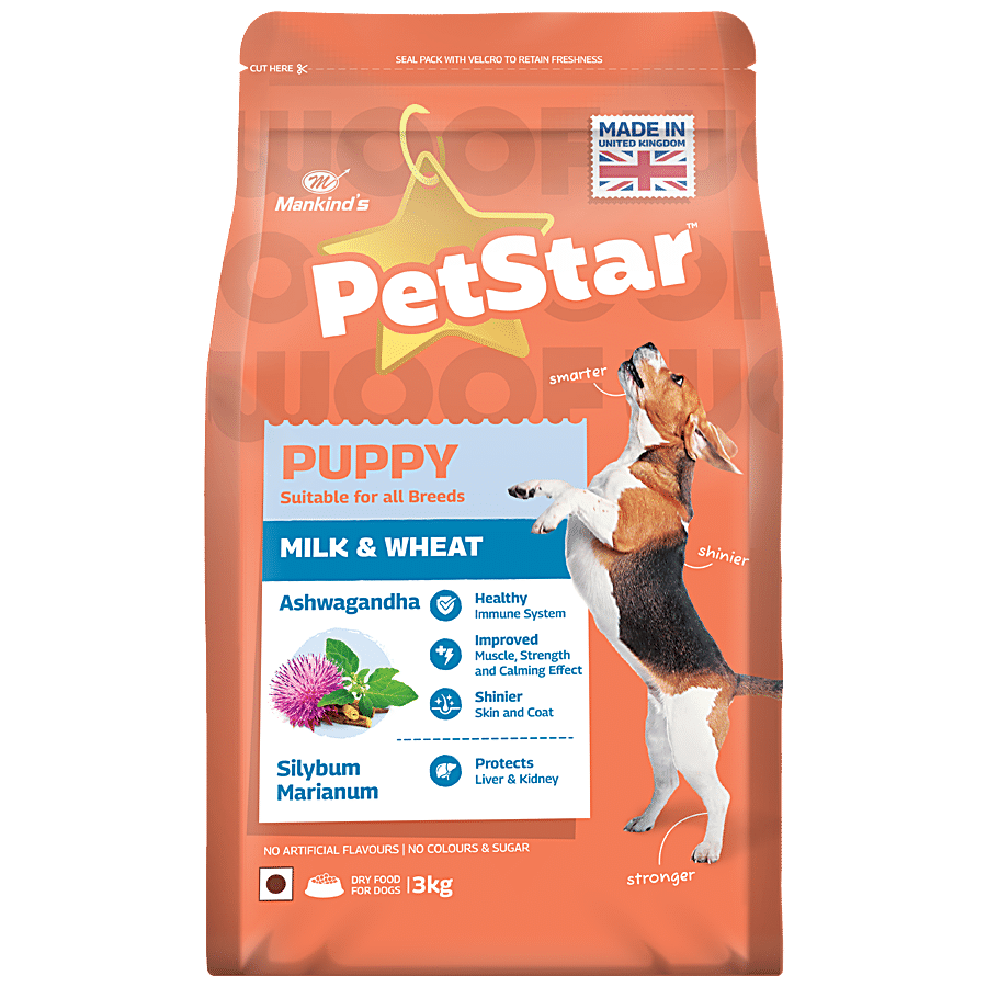 Mankind’s Petstar Dry Dog Food - Milk & Wheat