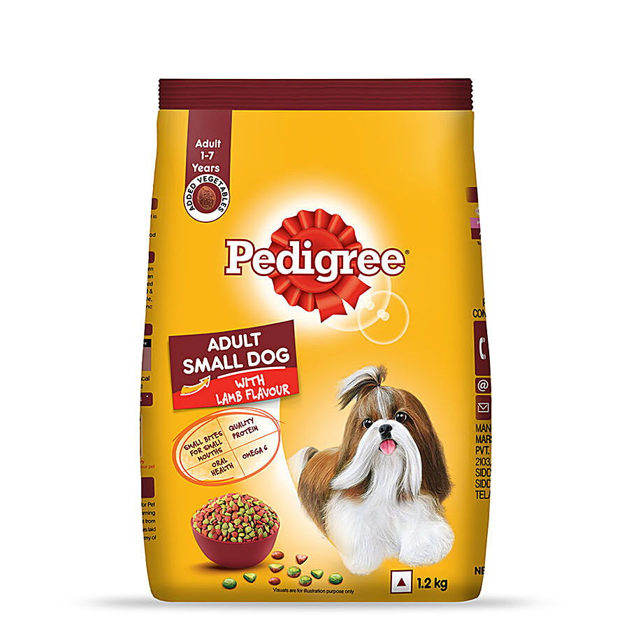 Pedigree Adult Small Dog Dry Food - Lamb & Veg Flavour