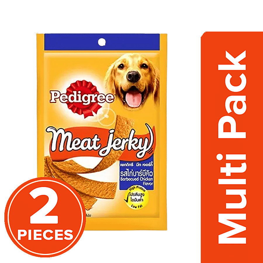 Pedigree Meat Jerky Adult Dog Treat - Barbecued Chicken