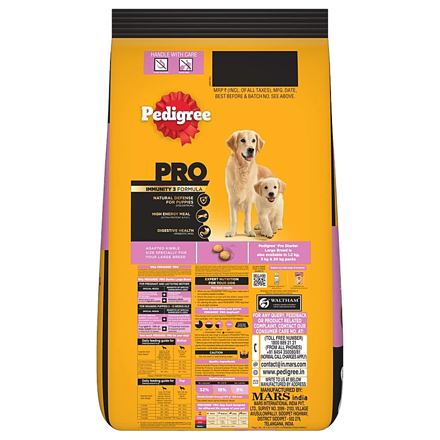 Pedigree PRO Mother & Pup Starter (3-12 Weeks) Large Breed Dry Dog Food