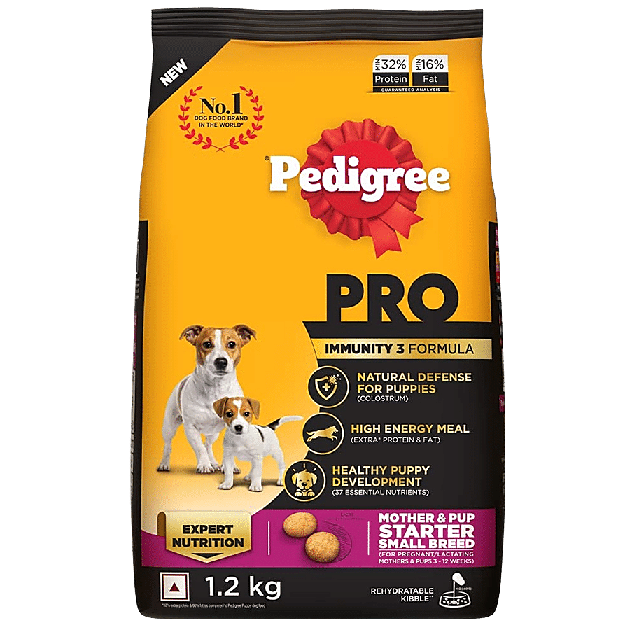 Pedigree PRO Mother & Pup Starter (3-12 Weeks) Small Breed Dry Dog Food