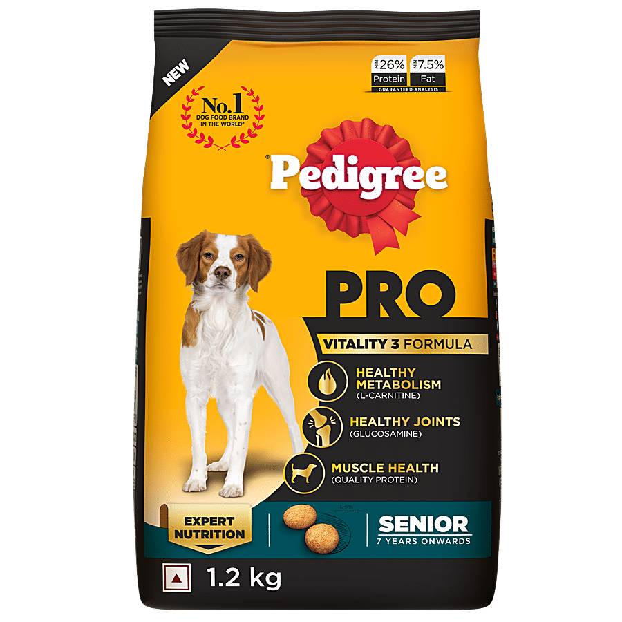 Pedigree PRO Senior (7+ Years) Dry Dog Food