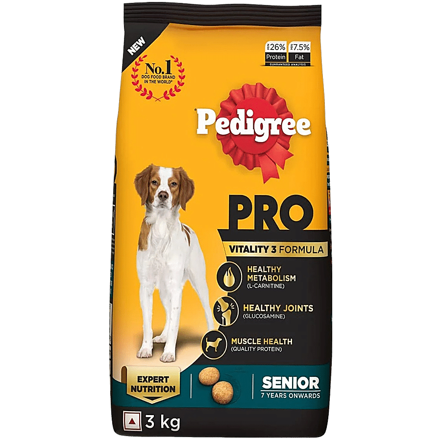 Pedigree PRO Senior (7+ Years) Dry Dog Food