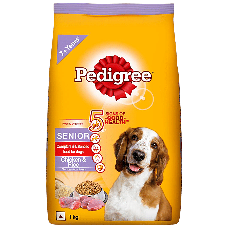 Pedigree Senior Dry Dog Food - Chicken & Rice