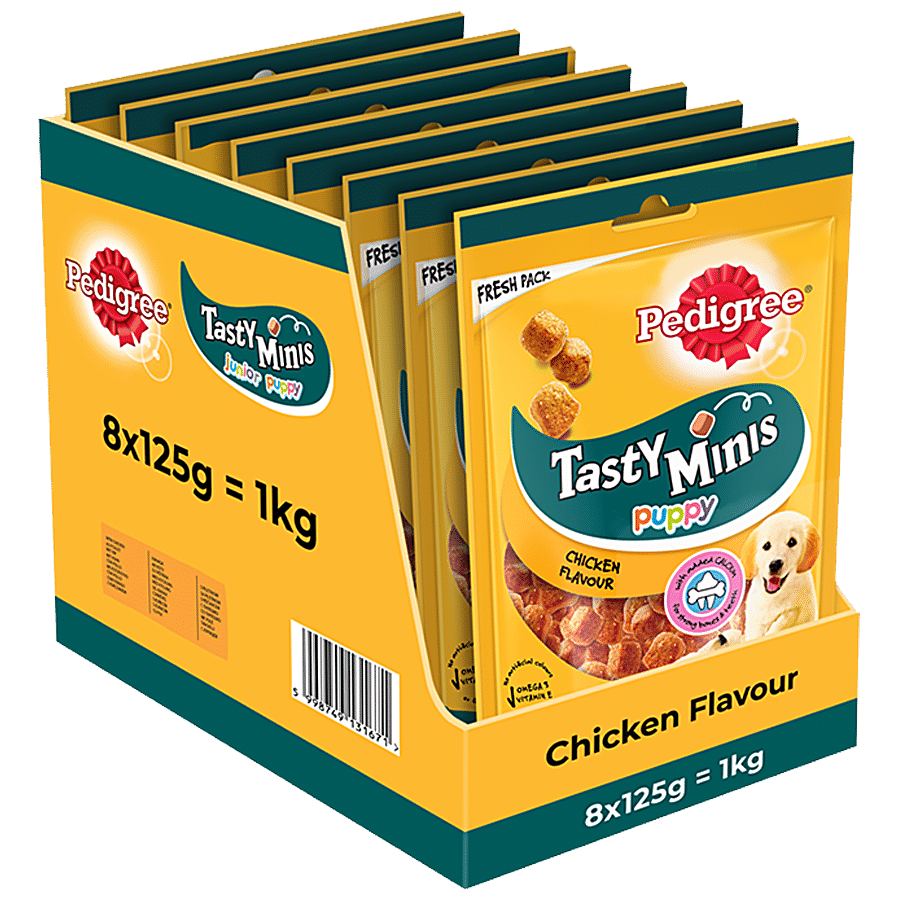 Pedigree Tasty Minis Puppy Dog Treat - Chicken Flavour