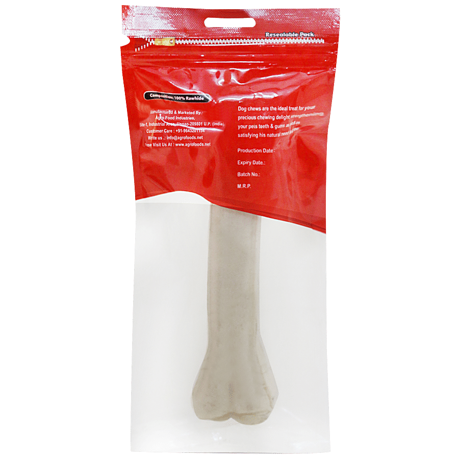 Pet en Care Pressed Bone 20 cm - Delicious Rawhide Chew Treat