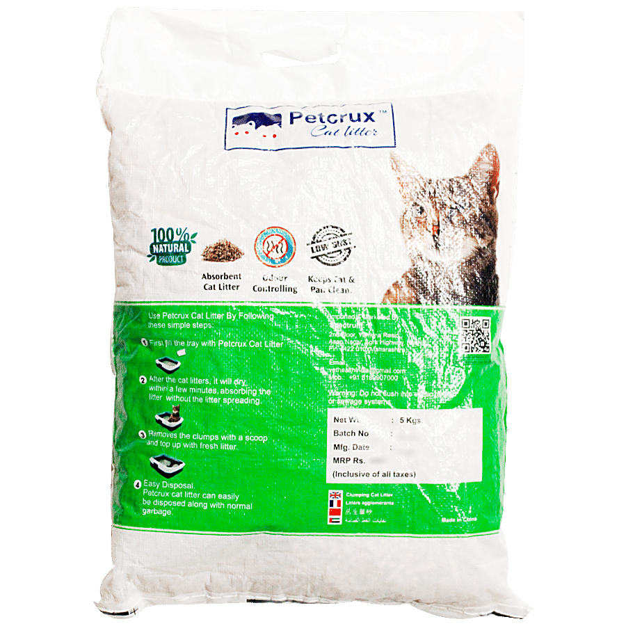 Petcrux Exclusive Organic Pine Wood Cat Litter