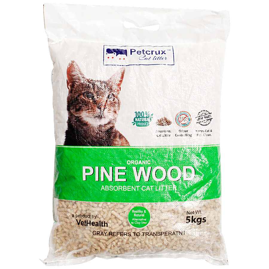 Petcrux Exclusive Organic Pine Wood Cat Litter