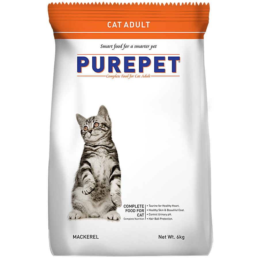 Purepet Mackerel Adult Cat Dry Food