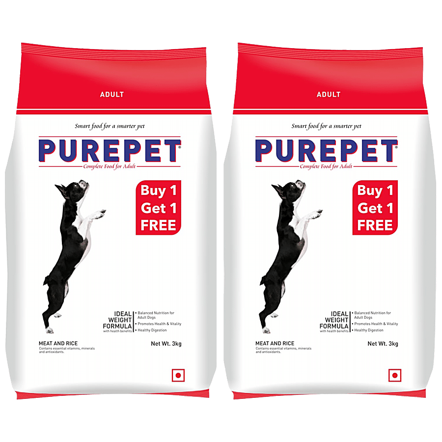 Purepet Meat & Rice Adult Dog Dry Food