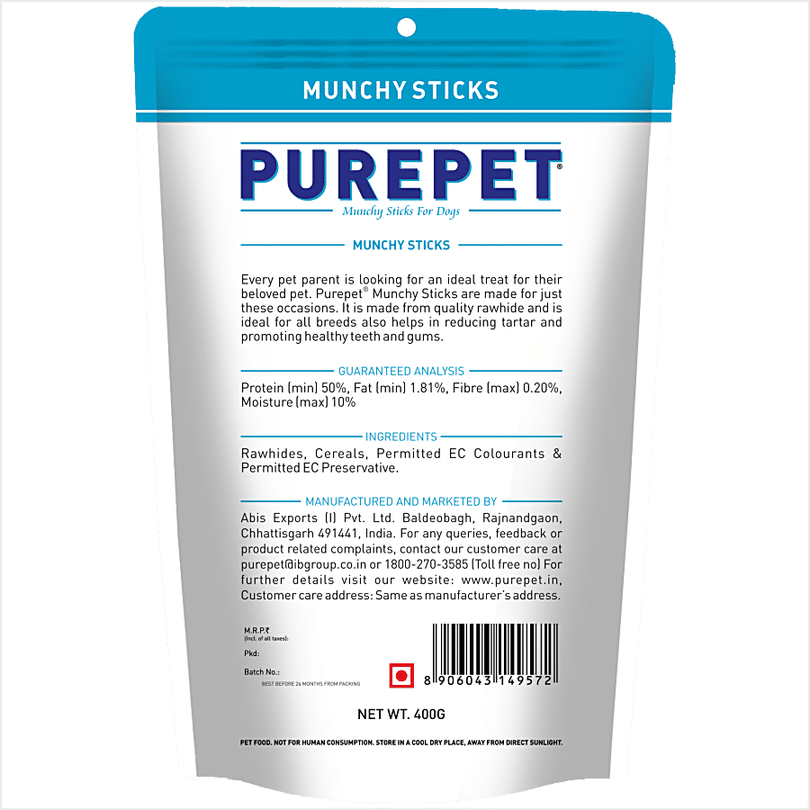 Purepet Munchy Stick - Chicken Flavour