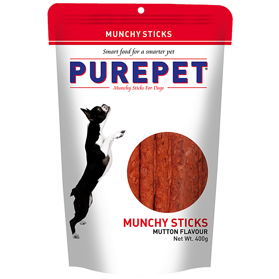 Purepet Mutton Flavour Munchy Sticks Dog Treats