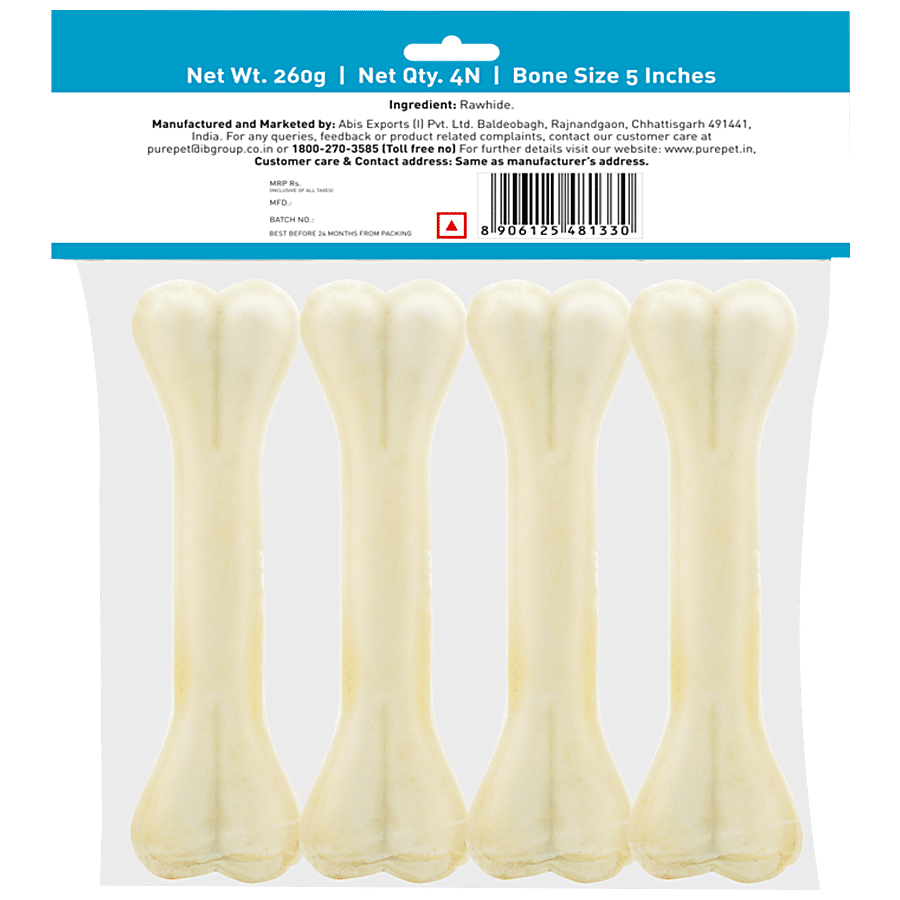 Purepet Pressed Chew Bones Dog Treats