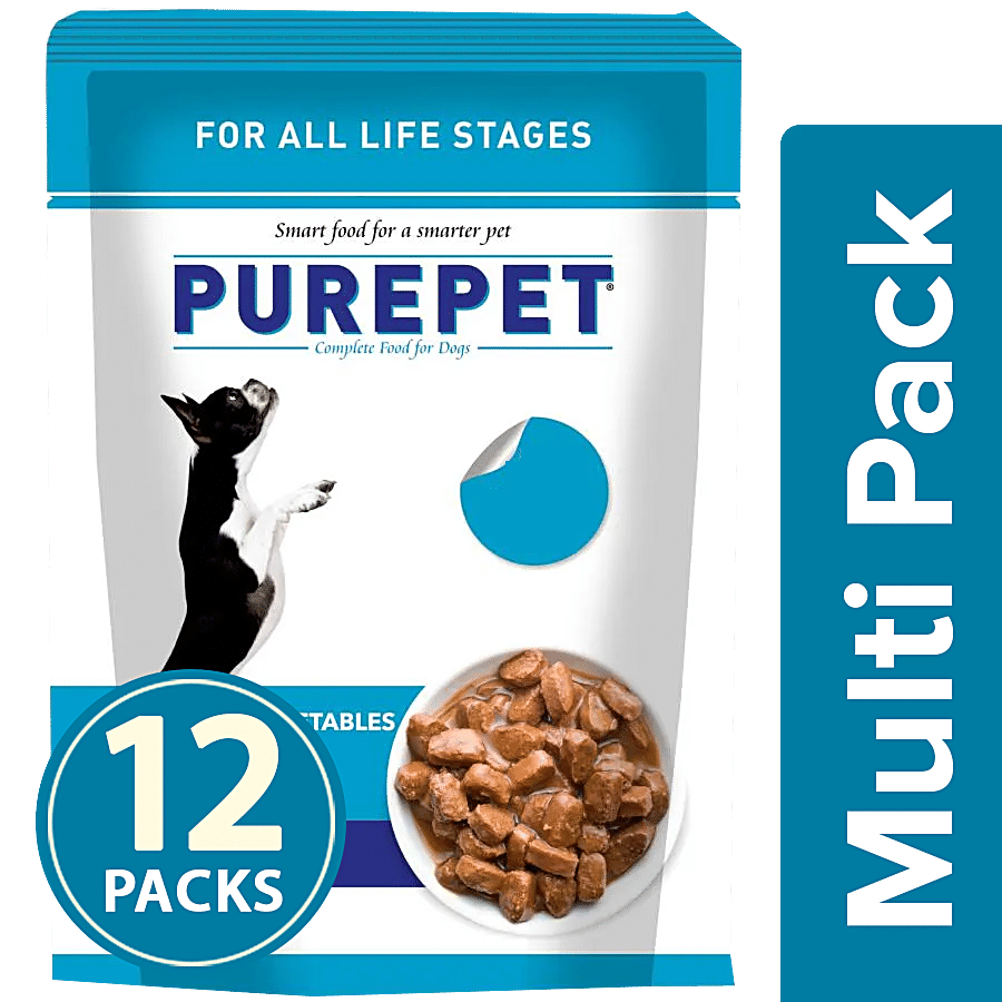 Purepet Wet Dog Food - Chicken & Vegetable Chunks In Gravy