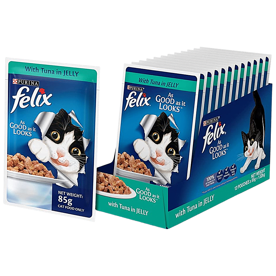 Purina Felix As Good As It Looks Wet Cat Food - Tuna In Jelly