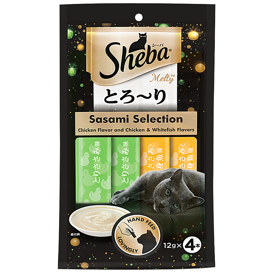 SHEBA Cat Snack - Chicken & Chicken