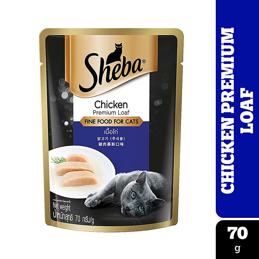 SHEBA Wet Cat Food - Chicken Loaf