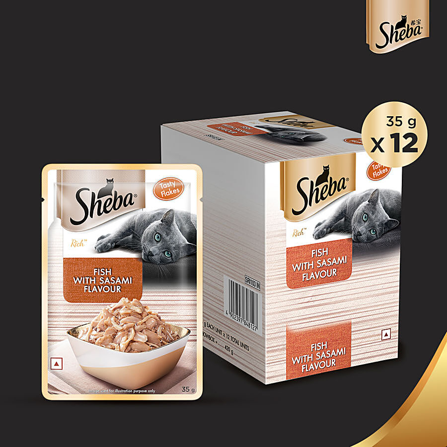 SHEBA Wet Cat Food - Fish With Sasami Flavour