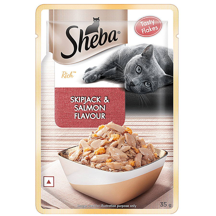 SHEBA Wet Cat Food - Skipjack & Salmon