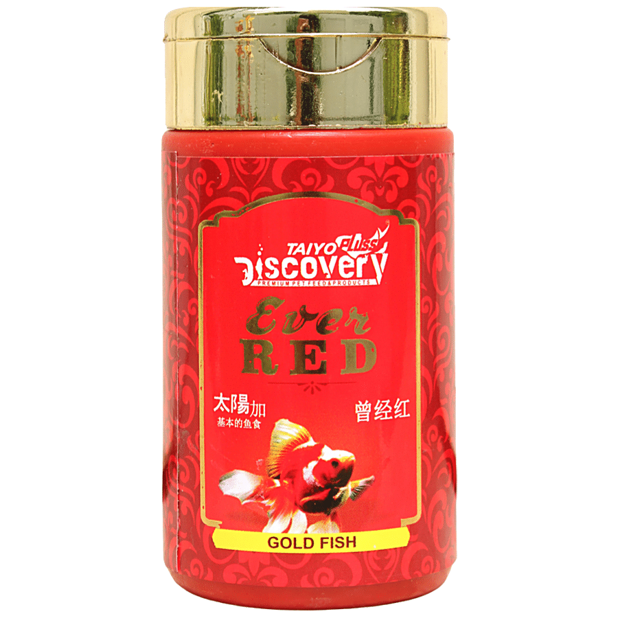 Taiyo Pluss Discovery Ever Red Gold Fish Food - Complete & Balanced Diet