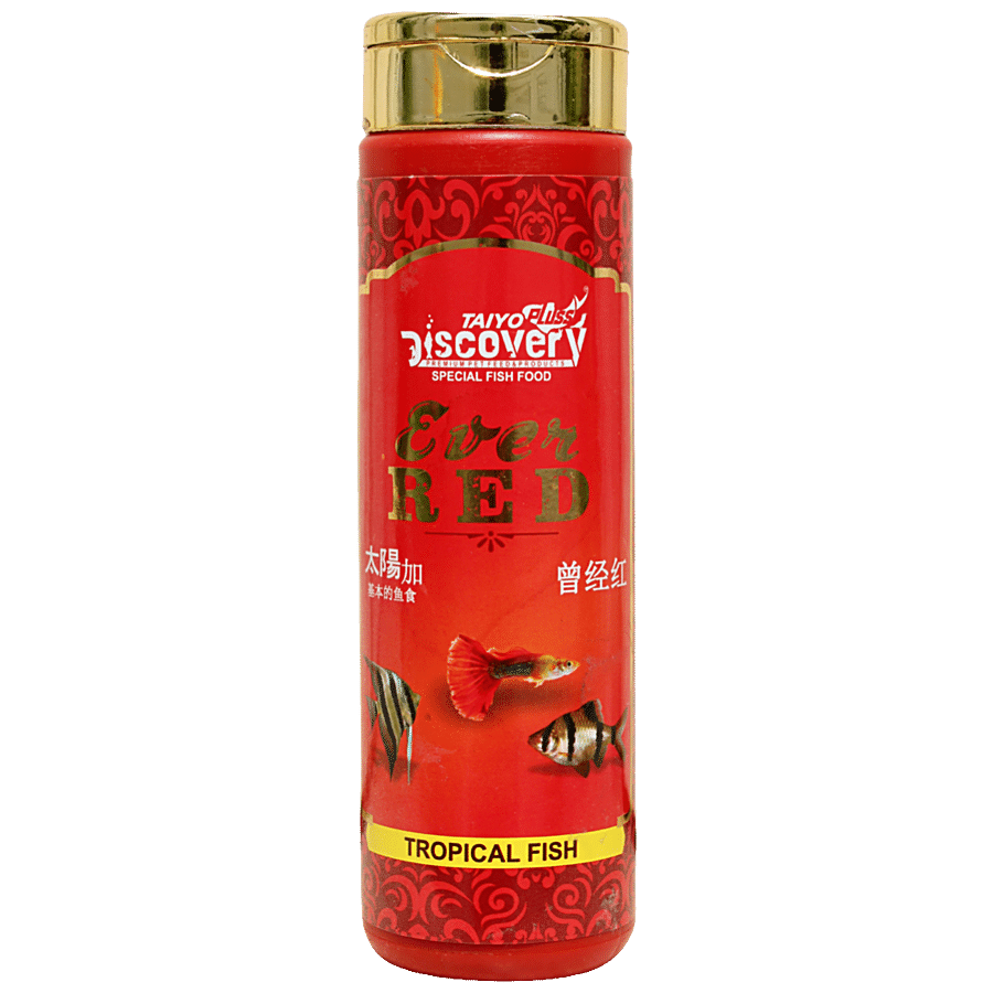 Taiyo Pluss Discovery Ever Red Tropical Fish Food - Complete & Balanced Diet