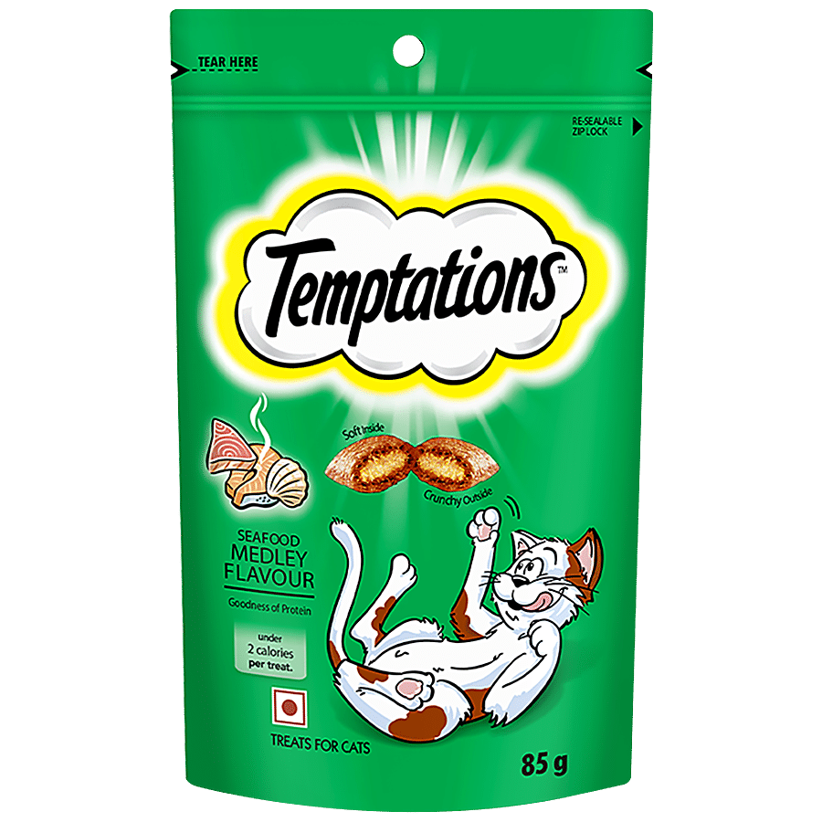 Temptations Cat Treat - Seafood Medley Flavour