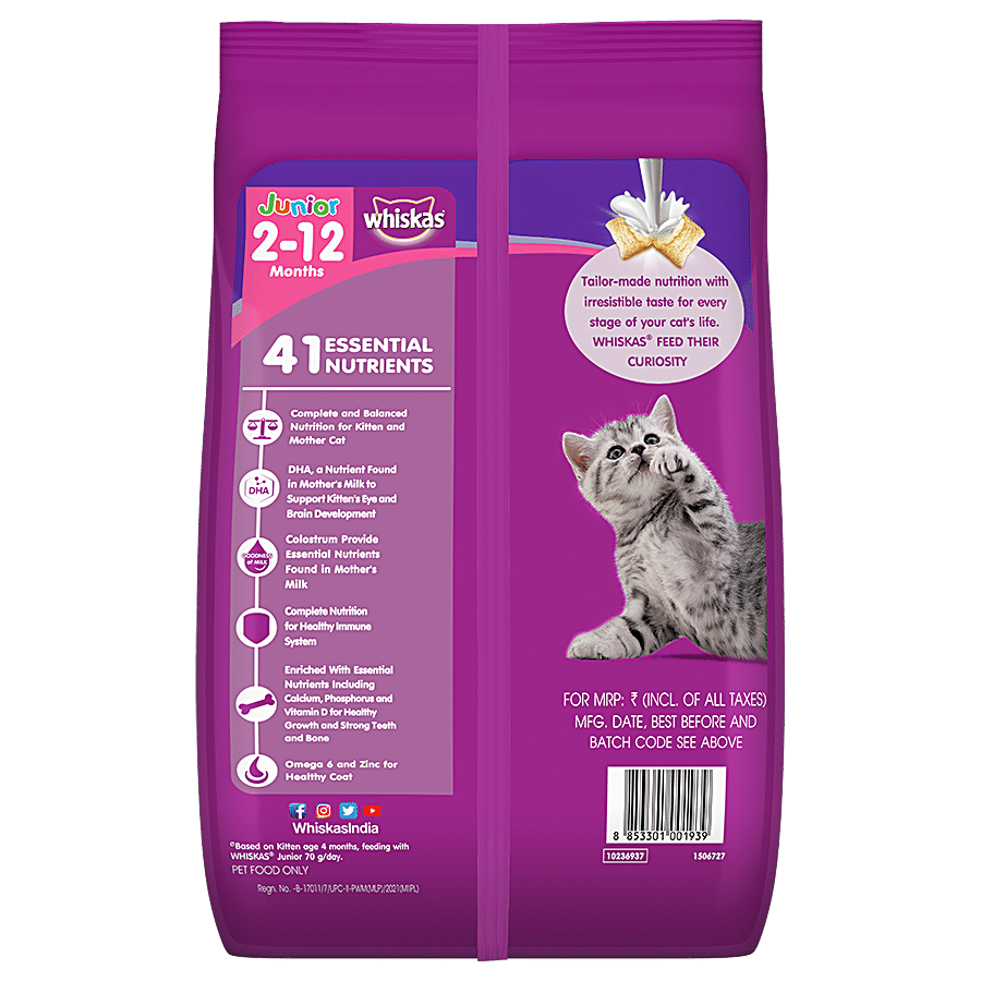 Whiskas Dry Cat Food - 2-12 Months