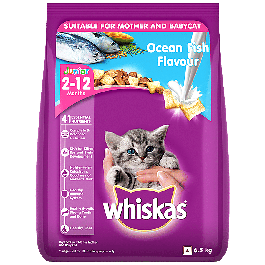 Whiskas Dry Cat Food For Mother & Babycat - Ocean Fish Flavour