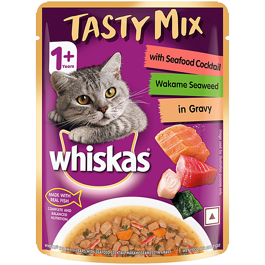 Whiskas Tasty Mix Wet Cat Food - Adult