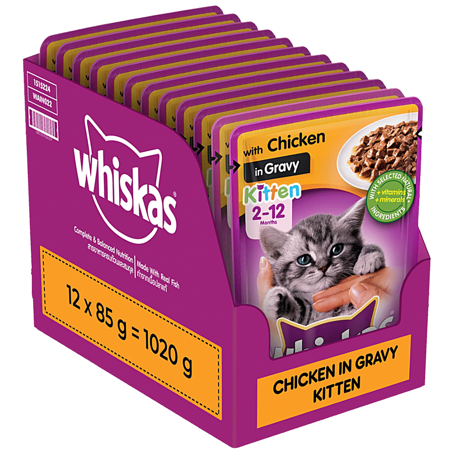 Whiskas Wet Cat Food - Kitten