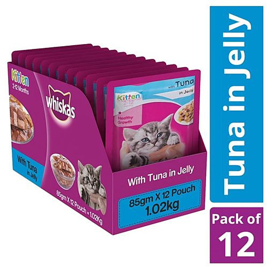 Whiskas Wet Cat Food - Tuna In Jelly