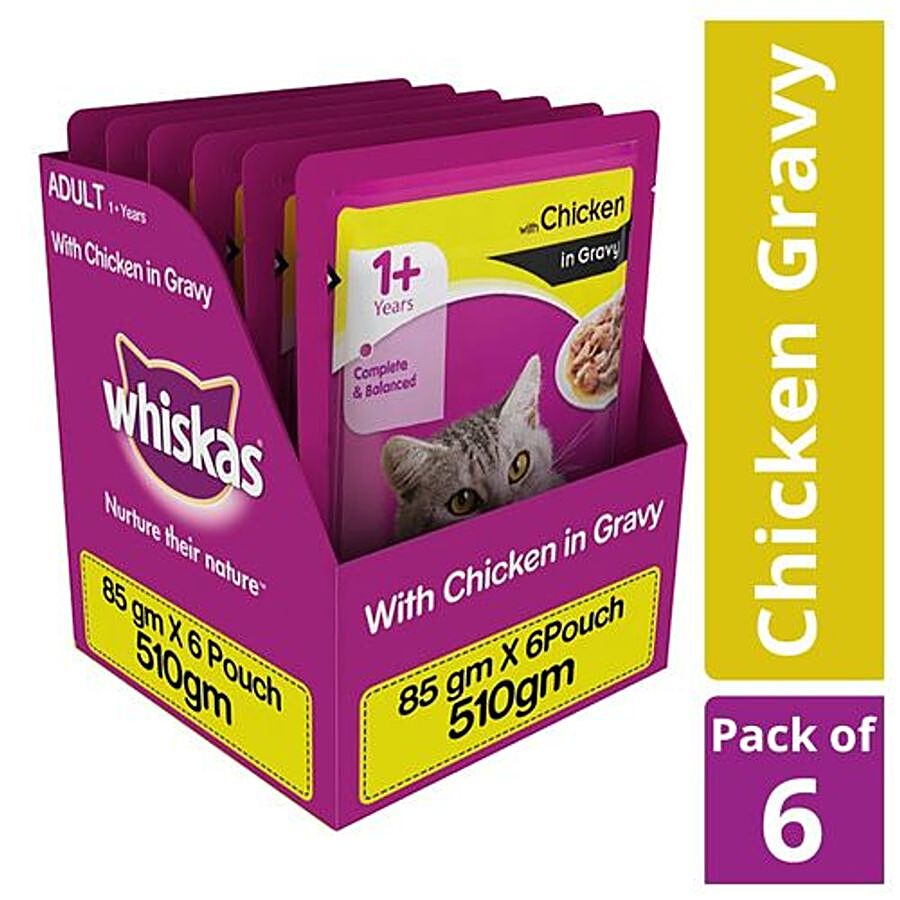 Whiskas Wet Pet Food - For Adult Cats