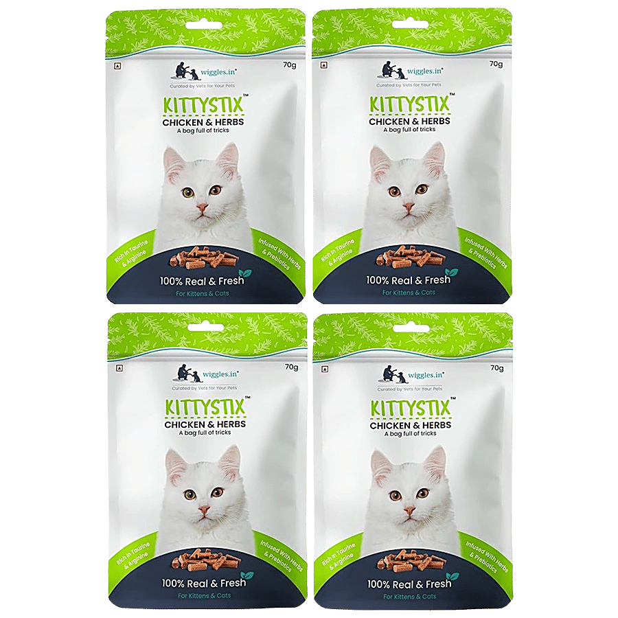 Wiggles.in Kittystix Cat Treats For Kittens Kitty Soft - Tasty Training Snacks