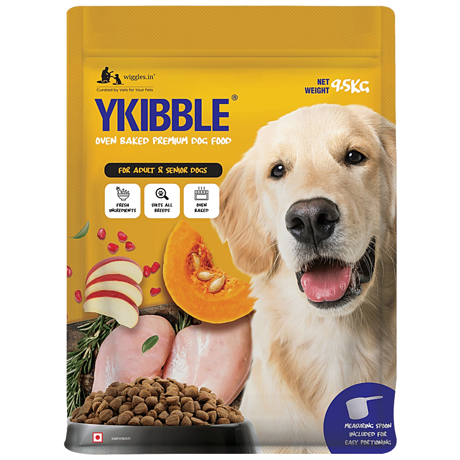 Wiggles.in Ykibble Dog Food Adult Pet - Oven Baked Nutritionally Balanced Food