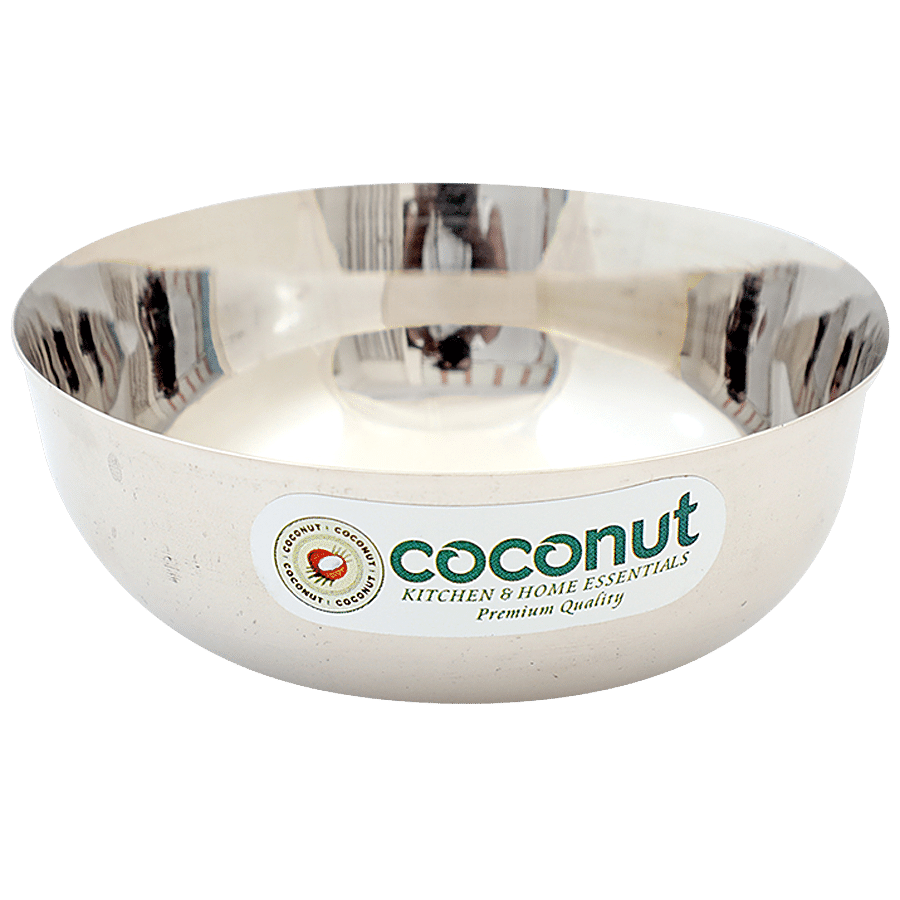 Coconut Stainless Steel C19 Bowl/Vati- Premium