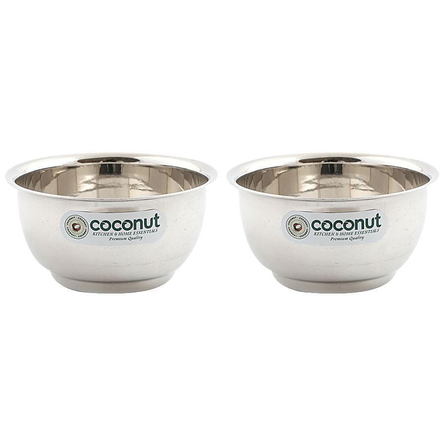 Coconut Stainless Steel C21 Bowl - Premium